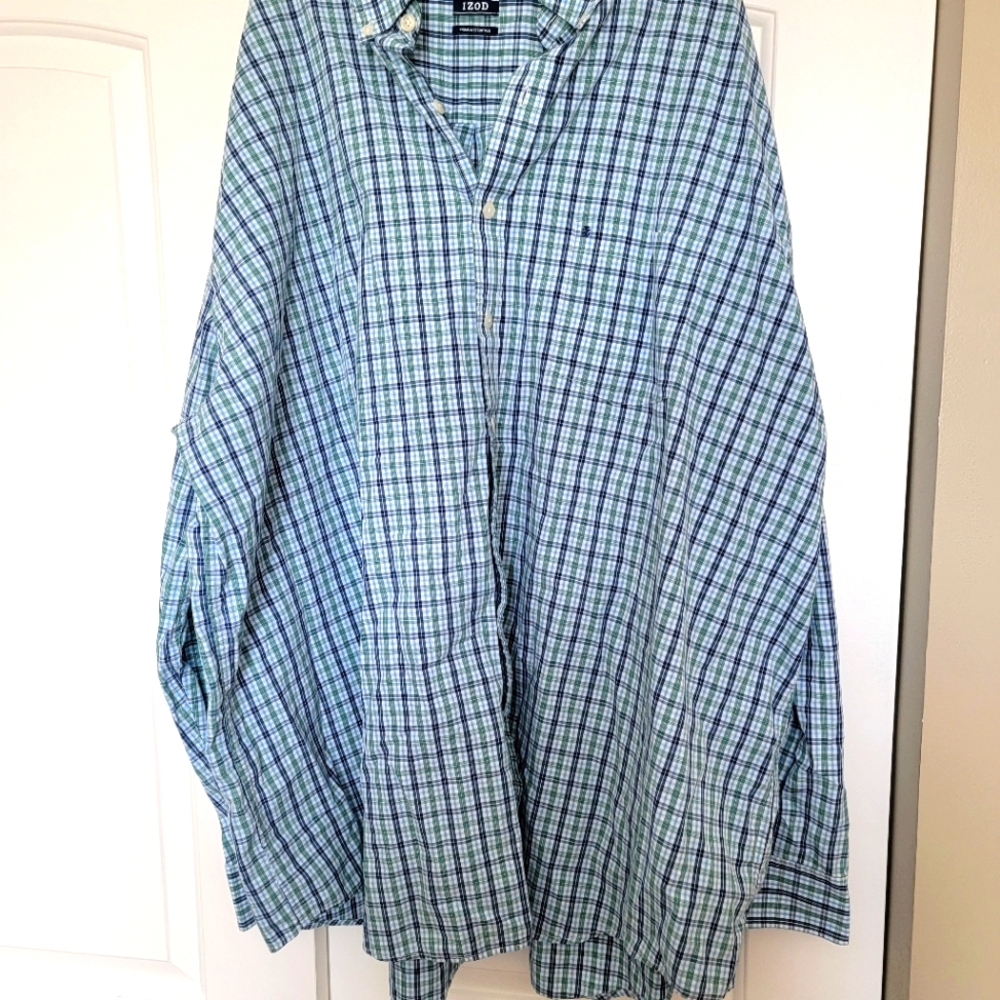 Mens big and tall dress shirt